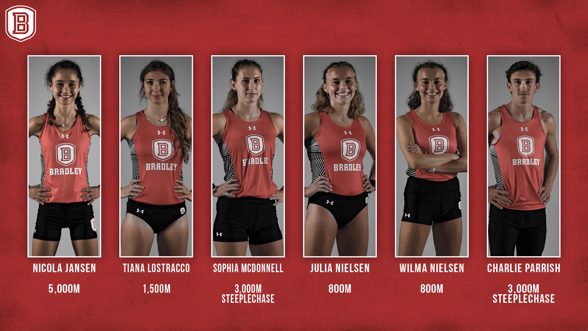 Bradley Qualifies Six for 2022 NCAA West Preliminary Bradley