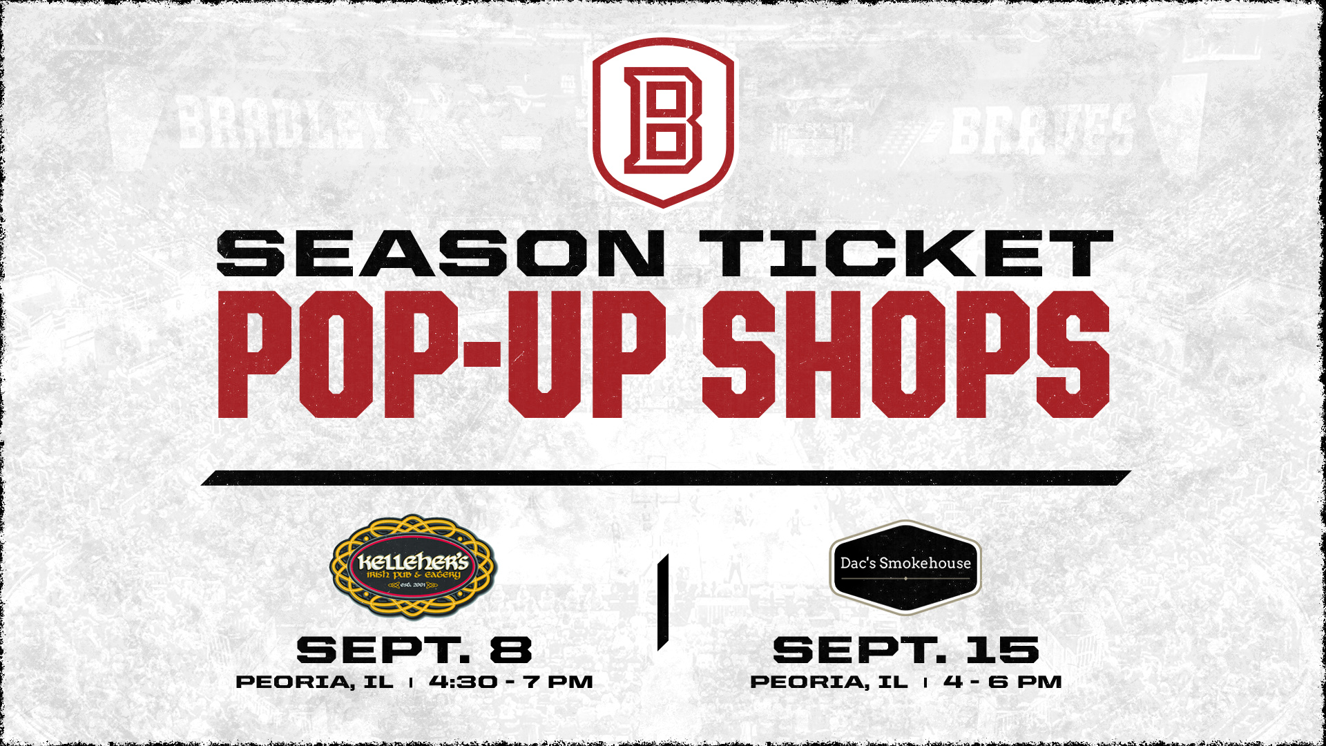 Bradley Basketball Pop Up Sales on Tap Bradley University Athletics