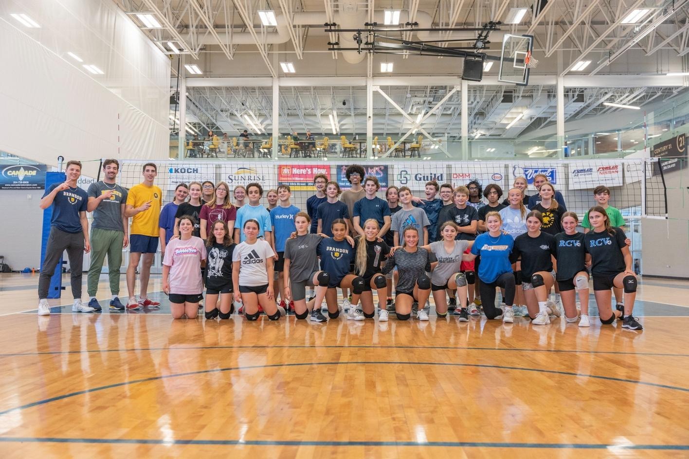 Bobcat Summer Volleyball camp at the HLC