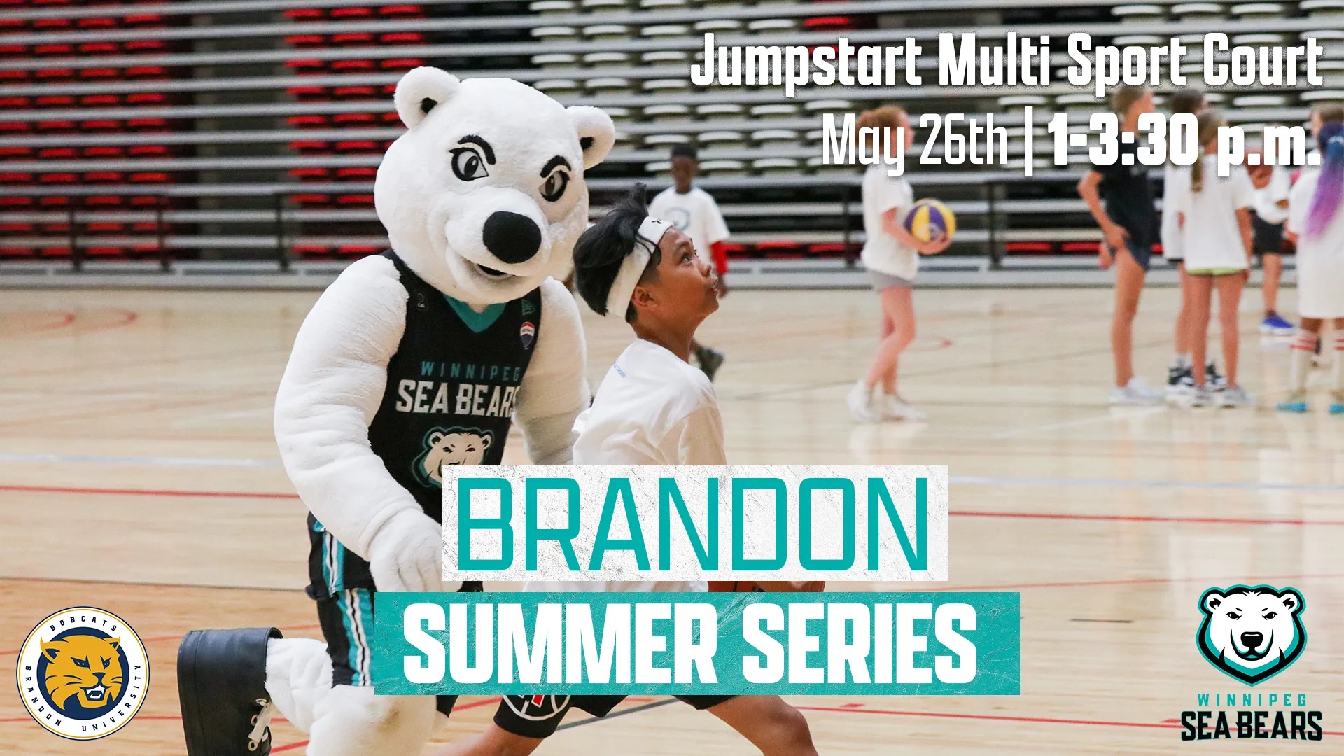 The Bobcats and Sea Bears are partnering to host a 1-day camp on May 26