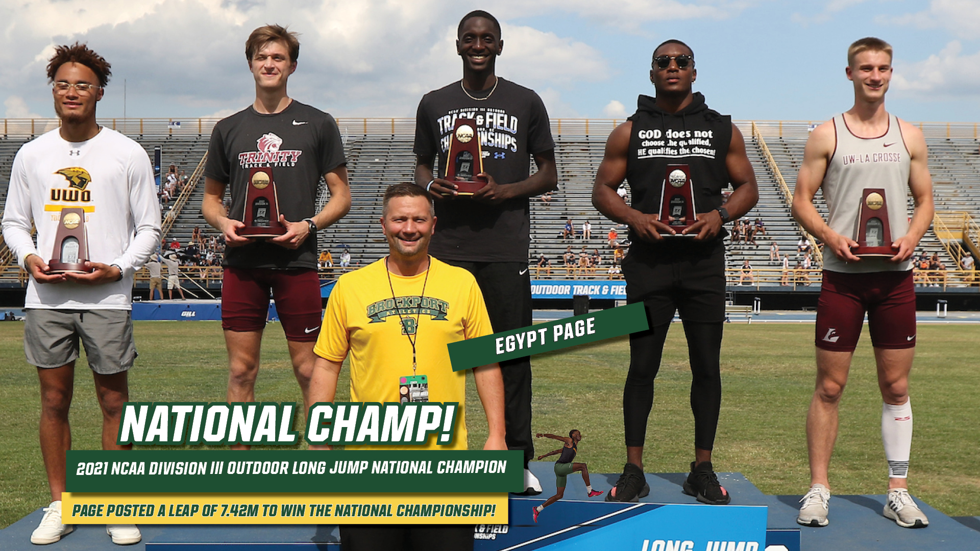 Egypt Page Men's Track & Field SUNY Brockport Athletics