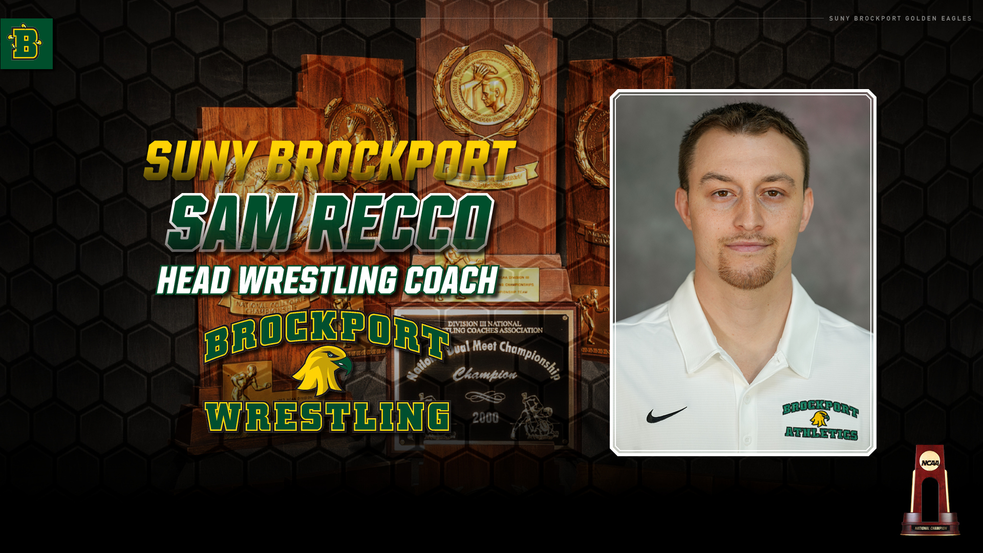 Recco Named Brockport Head Wrestling Coach SUNY Brockport Athletics