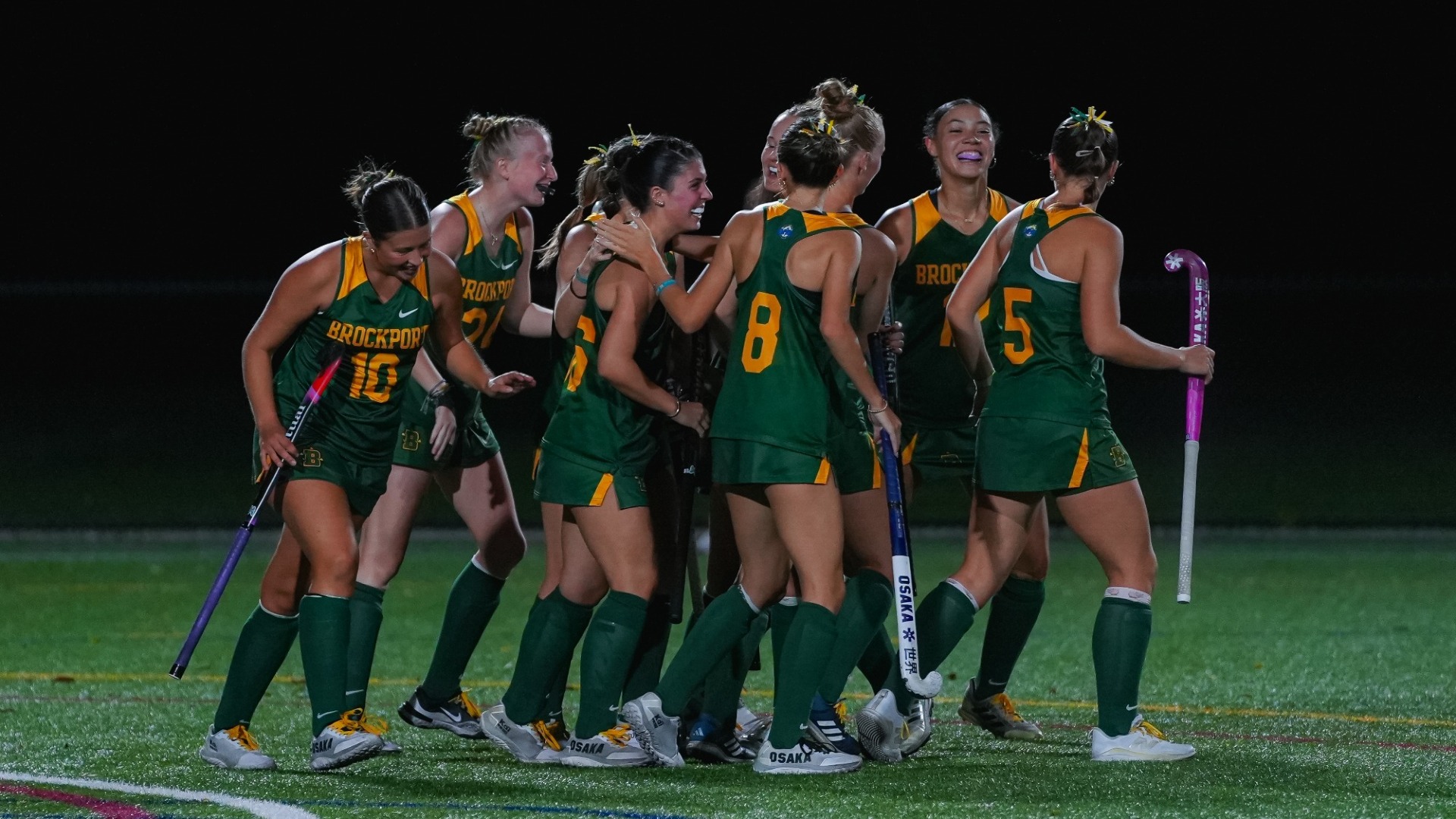 Field Hockey Goal Celebration vs St John Fisher