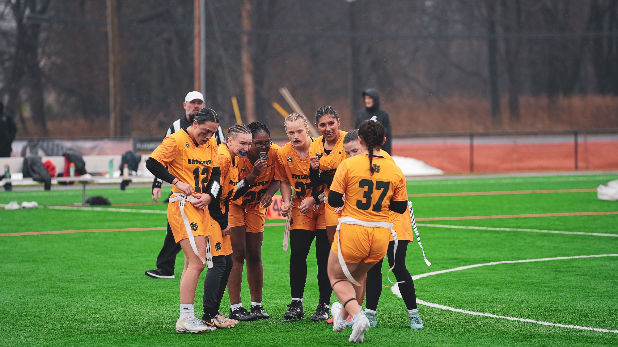 Flag Football Huddle