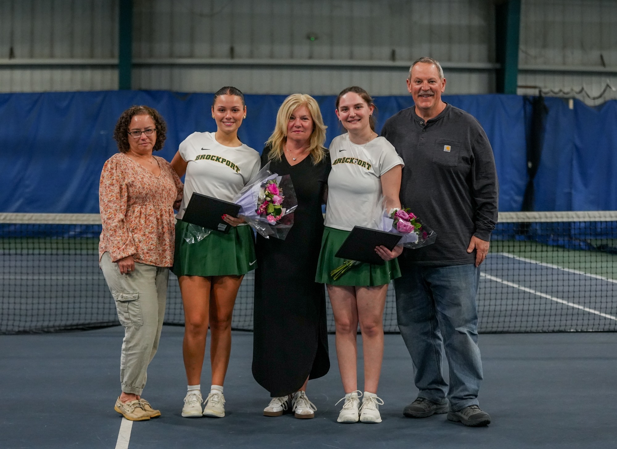 Olivia Chiu and Olivia Raschiatore Senior Day