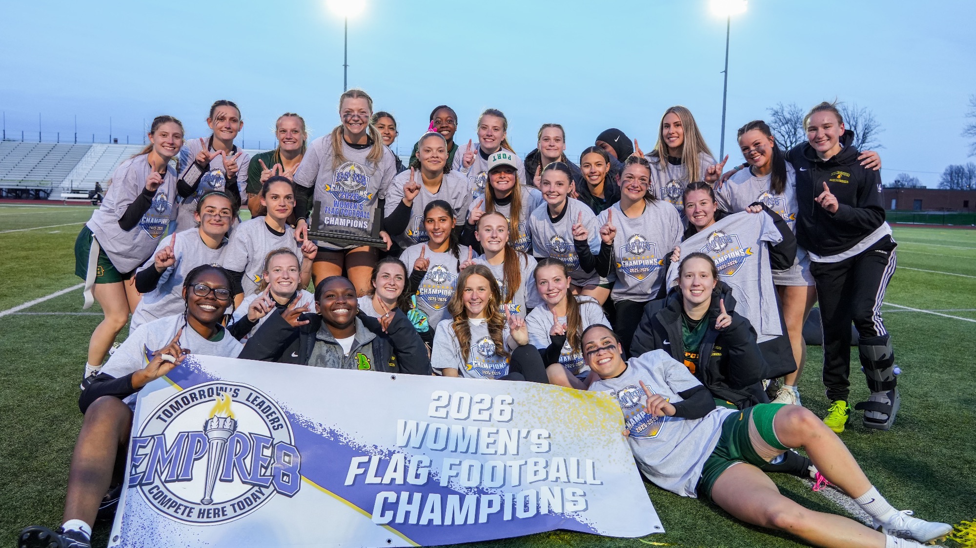 2026 Empire 8 Women's Flag Football Champions 