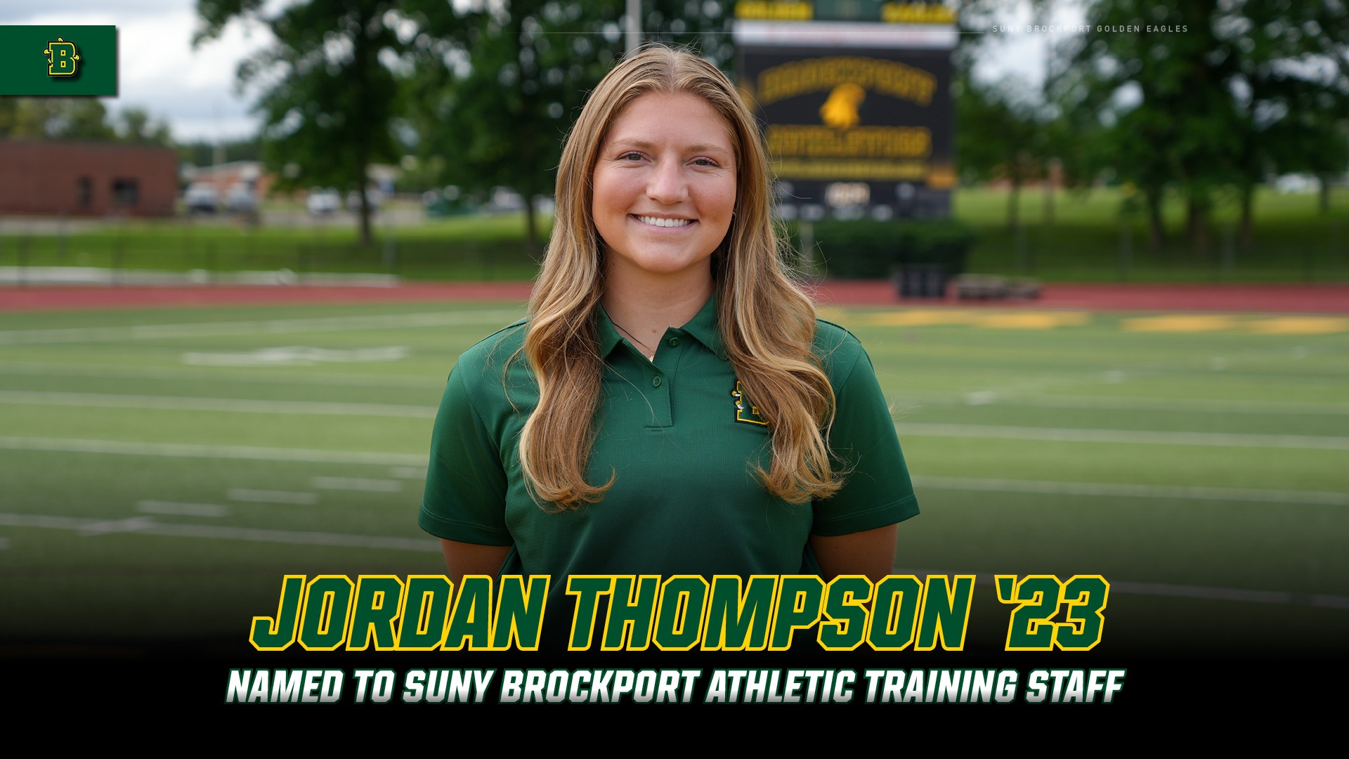 Jordan Thompson Named Athletic Trainer