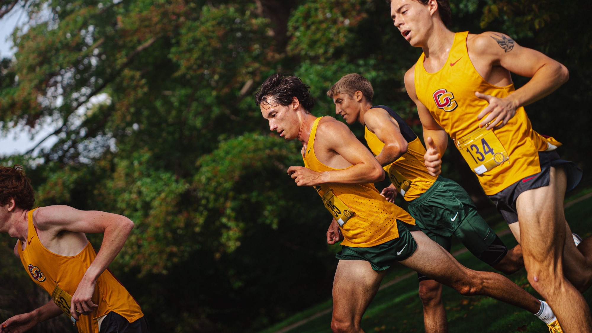 Men's XC at Yellowjacket Invite 