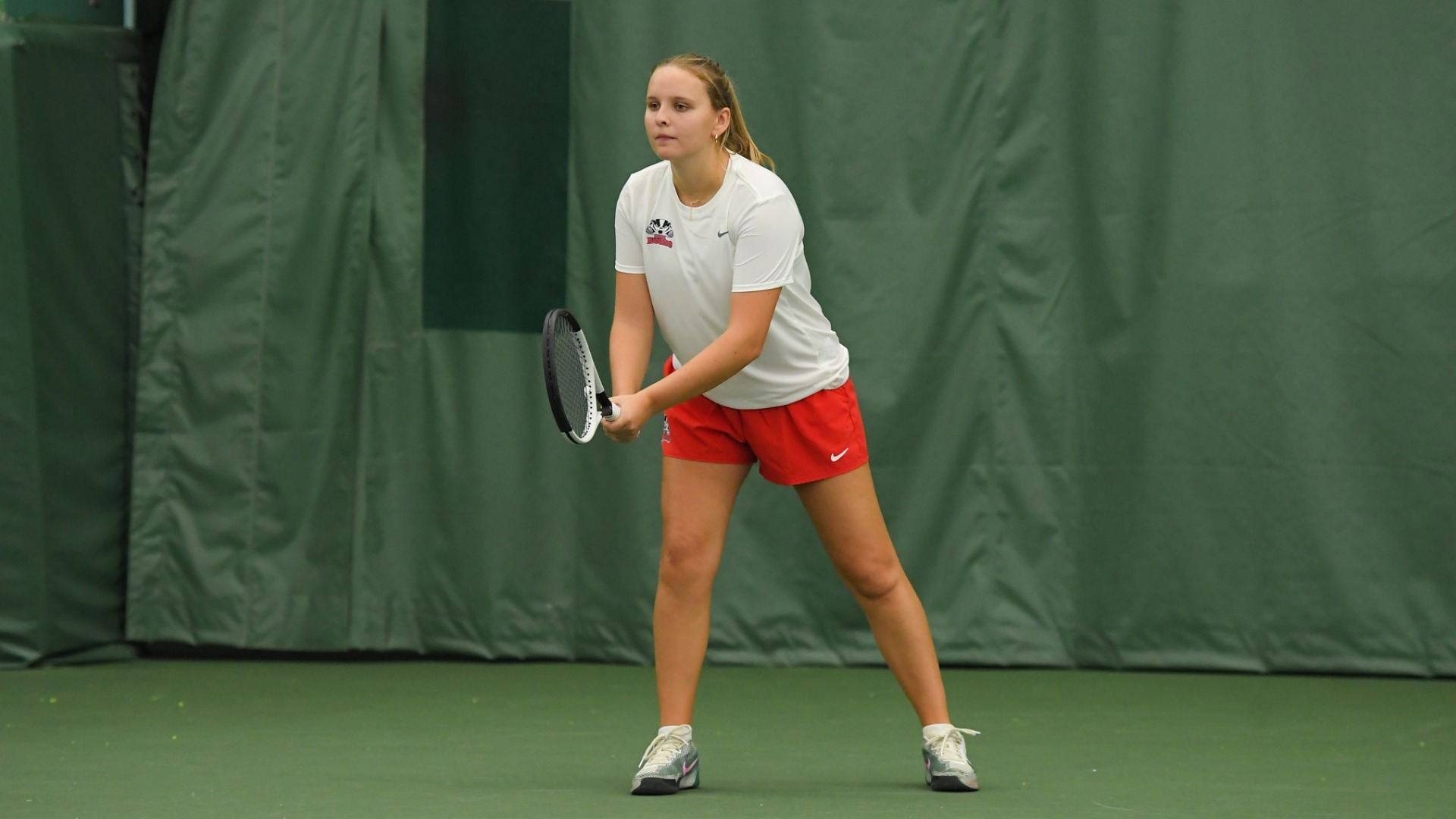 Lauren Stevens ready to receive