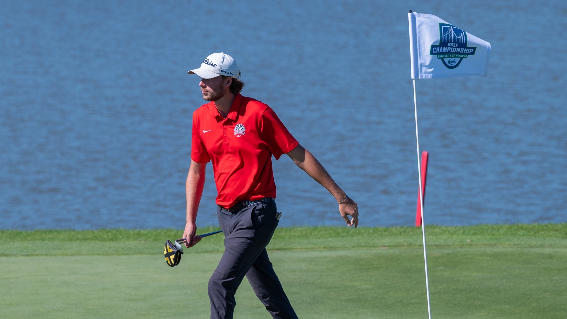 Sean Fraser at the 2024 OUA Men's Golf Championship.