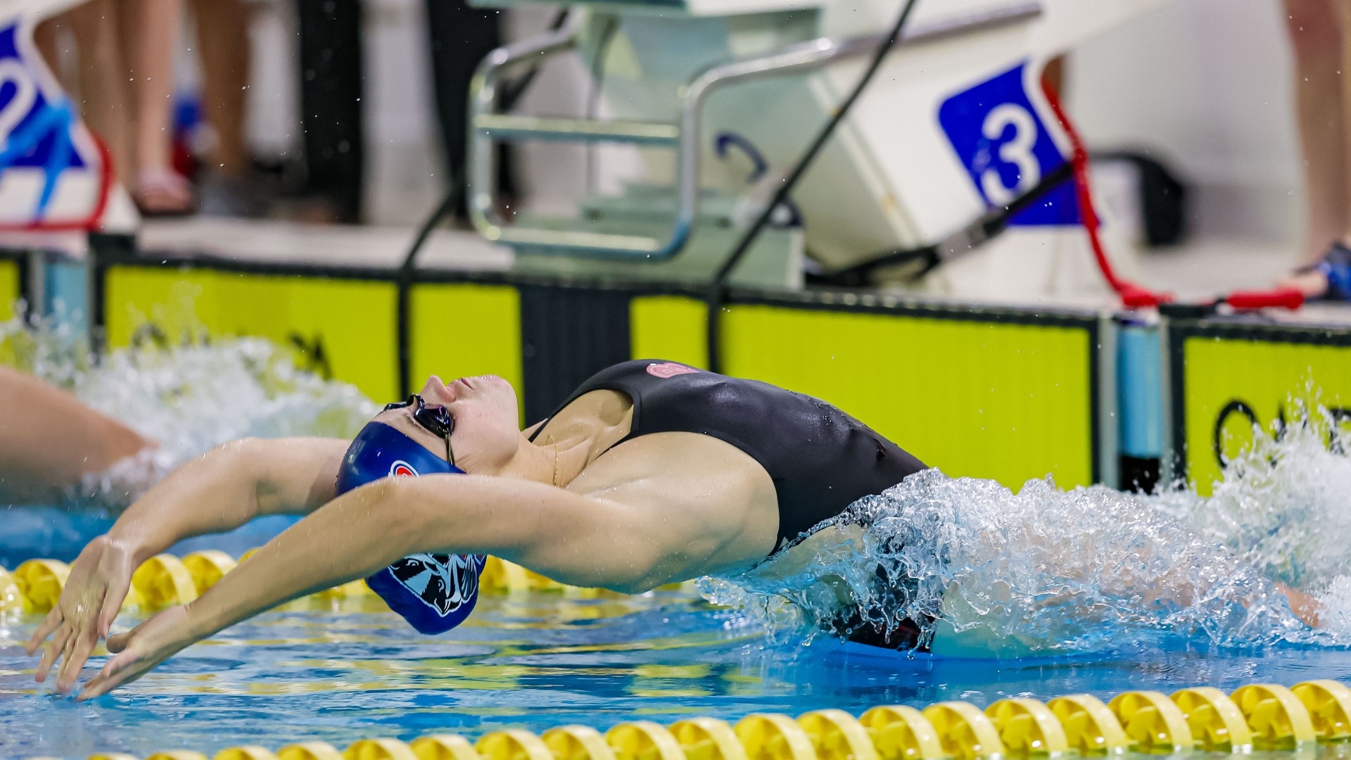 Tatum O'Connor doing backstroke