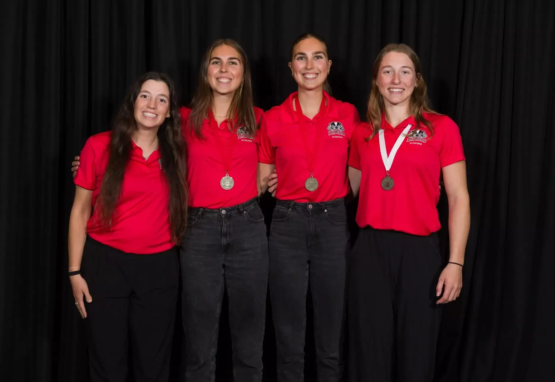 Women's medallists at CURC