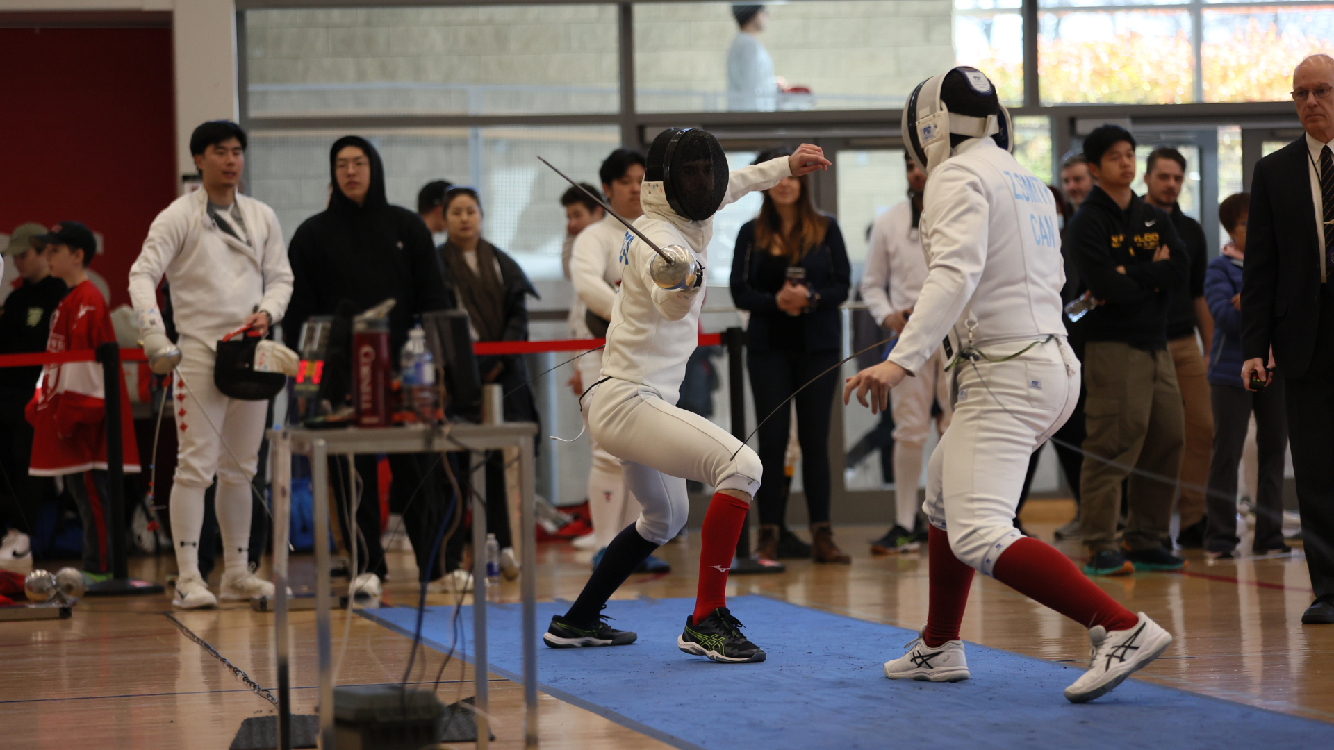 Nicholas Gutierrez-Sarabia fencing