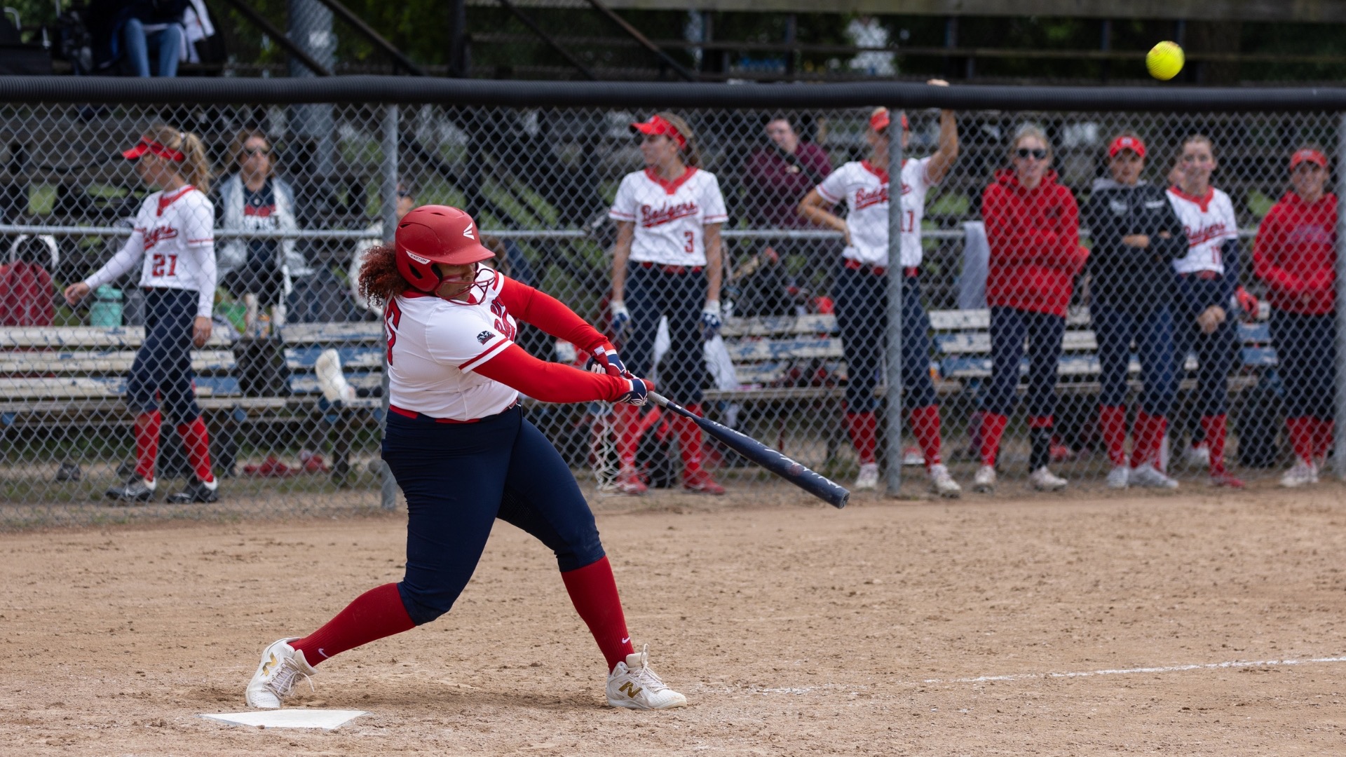 Greenslade hitting the ball