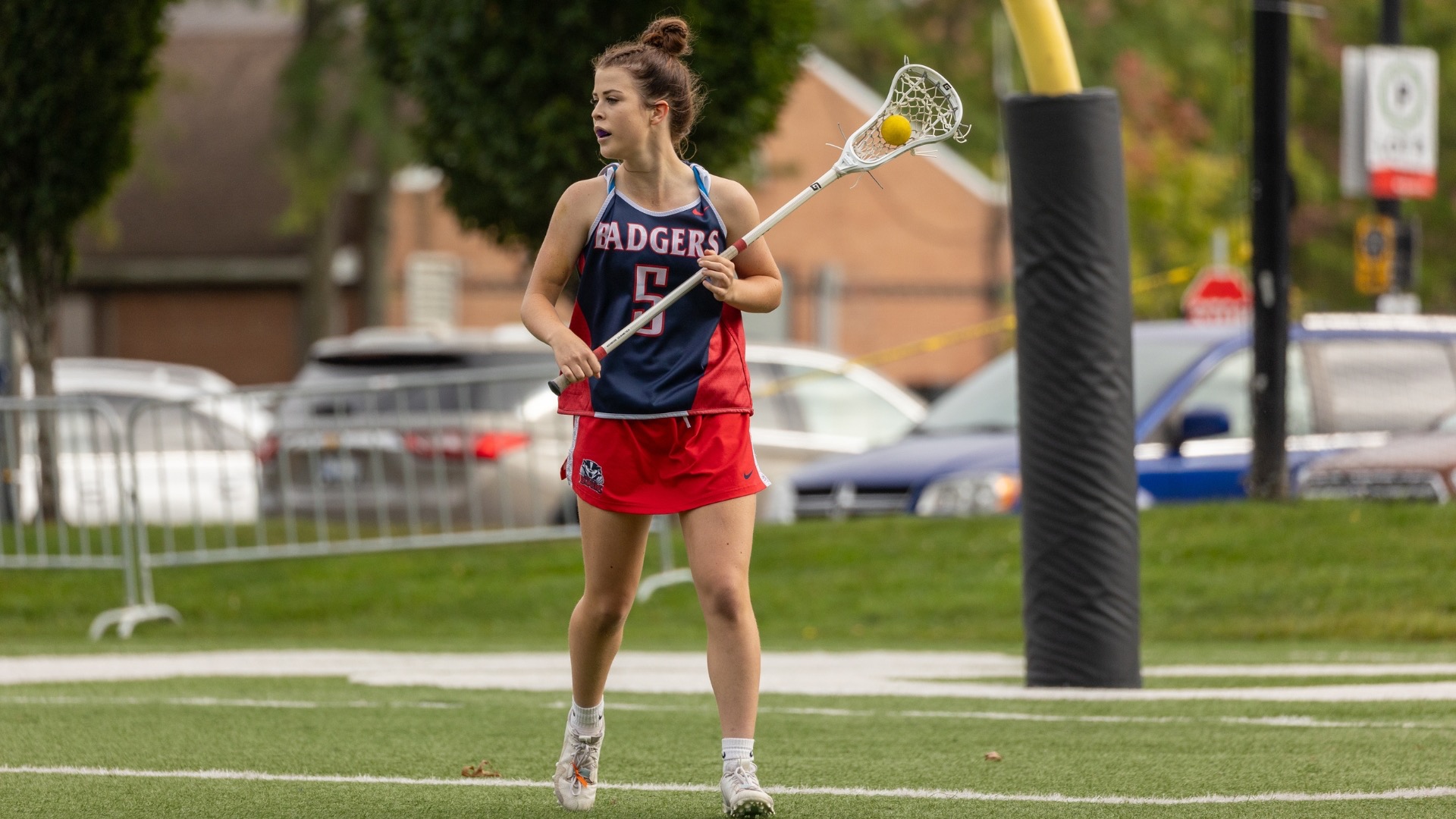 Abby Holliday with the ball for Brock