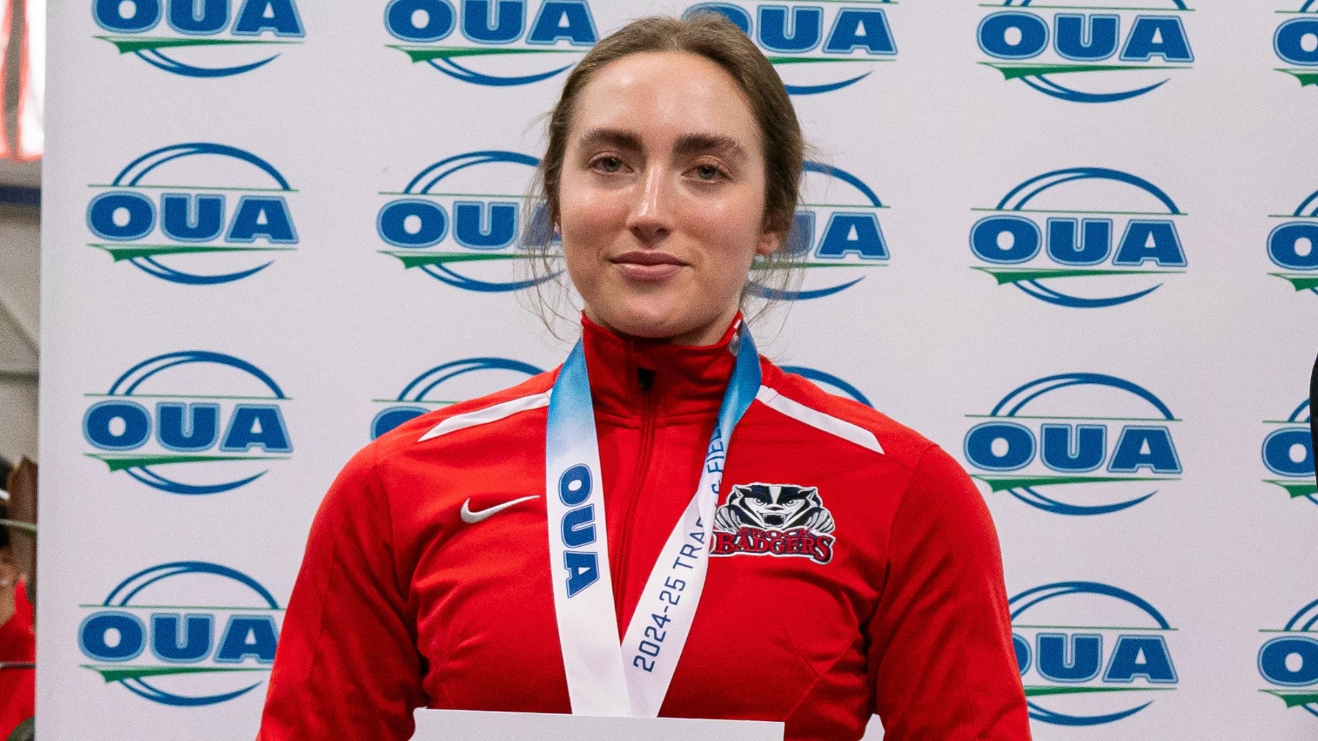 Sarah Saldutto silver medal at 2025 OUA Championships
