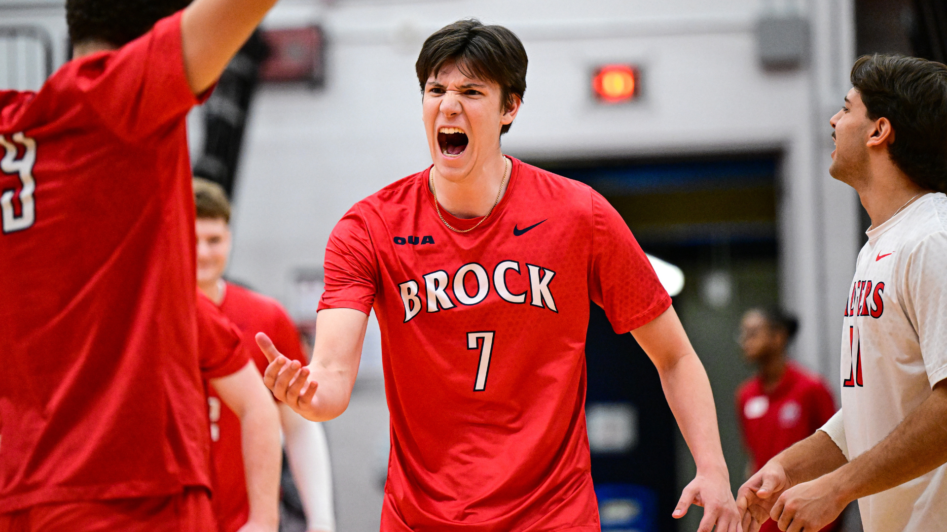 Devin Cooney celebrating