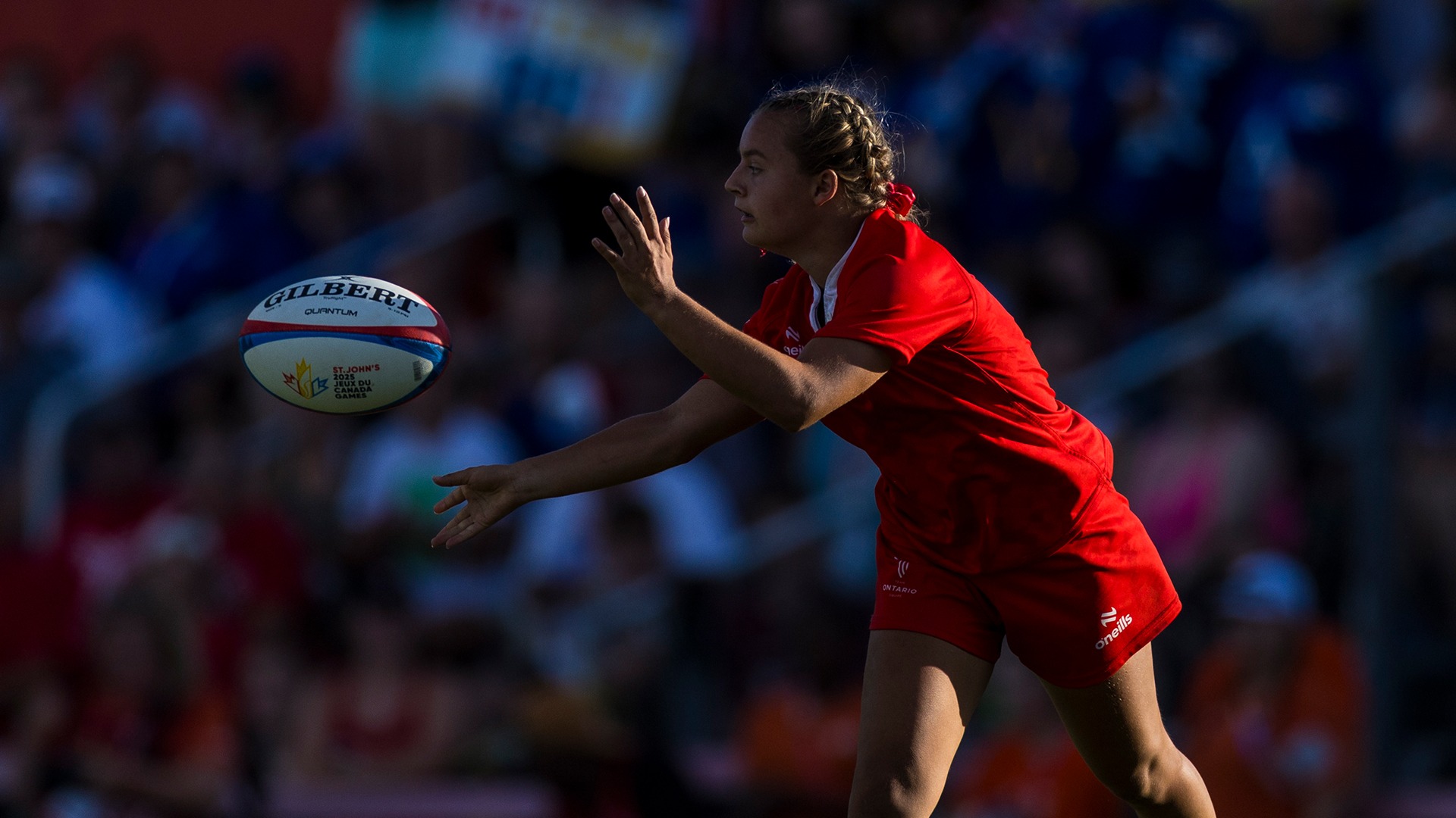 Lauren Smith, a Brock Badgers women's recruit, captained Team Ontario to a sliver medal in the women's rugby sevens event at the 2025 Canada Summer Games in St. John's N.L.