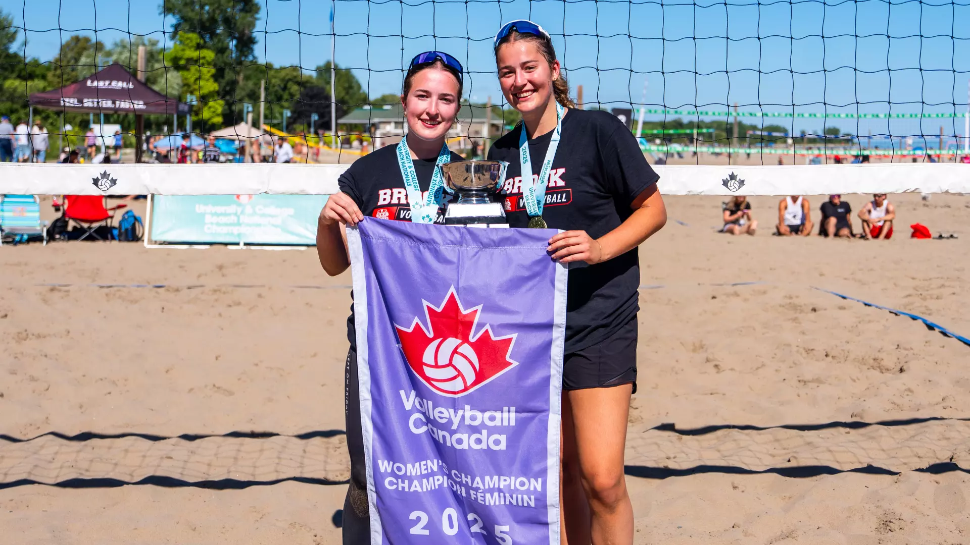 Daryan Chadwick and Eve Entwhistle captured a title at the 2025 University and College Beach Nationals