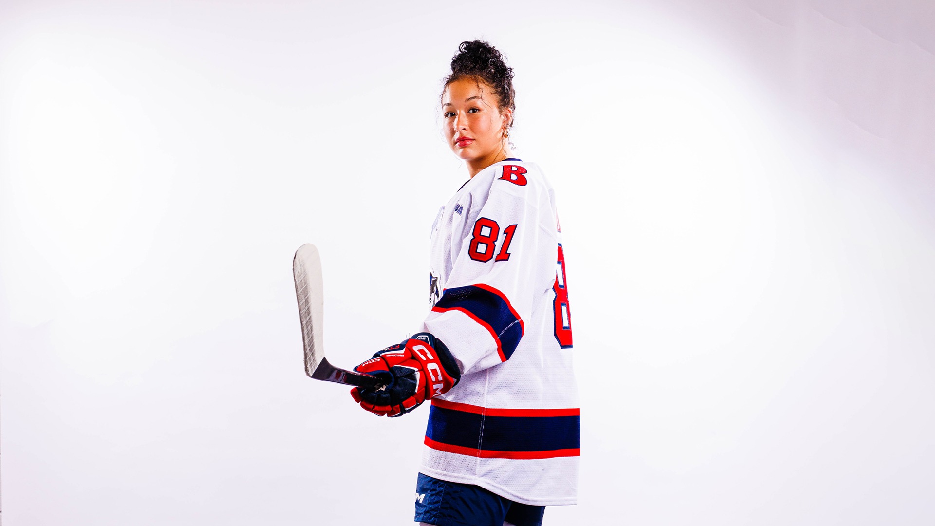 Avery Diljee, a Brock women's hockey player, pictured during Media Day