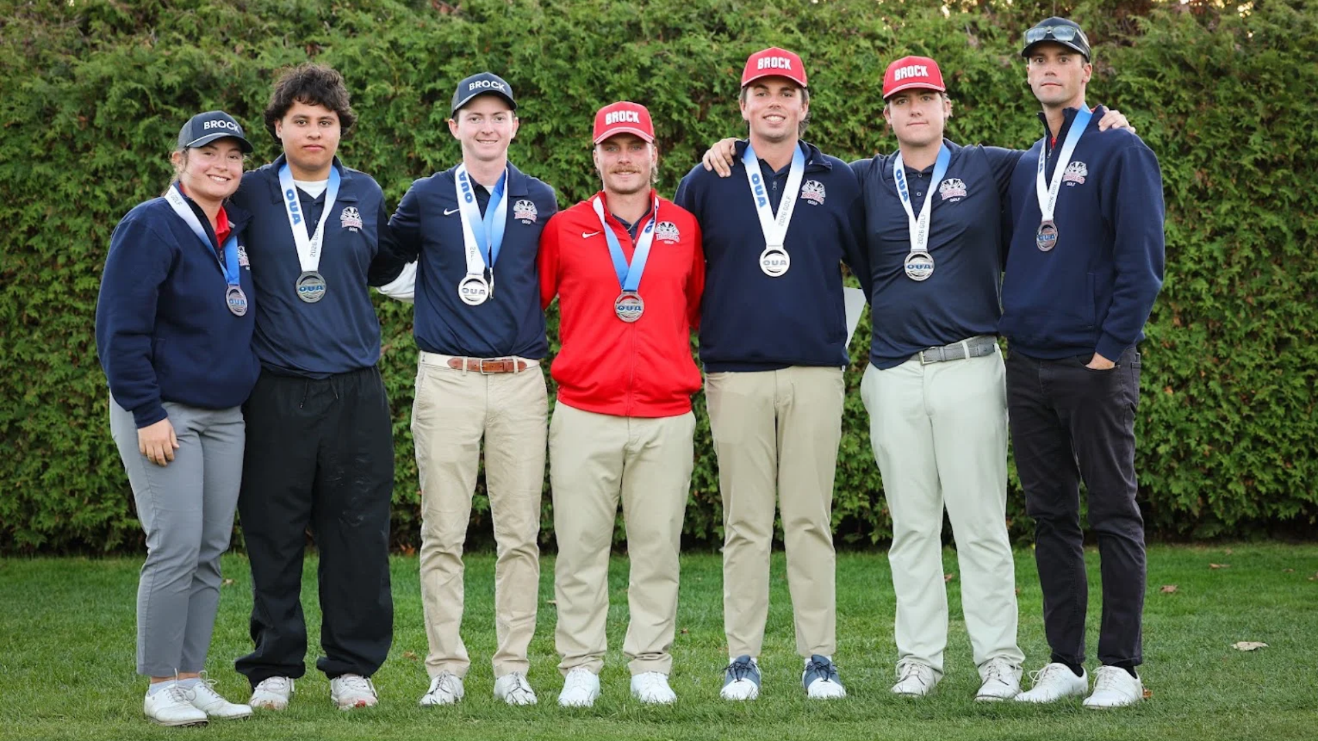 The Brock men's golf team claims silver at the OUA Championships