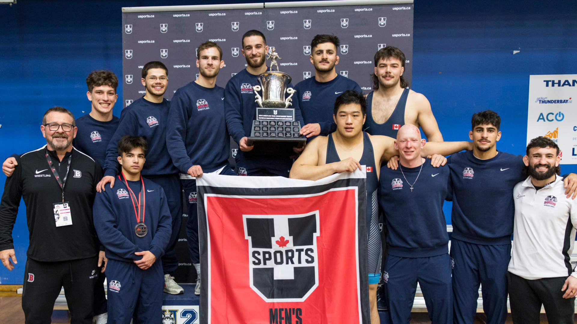 2026 U SPORTS Wrestling champions home page image