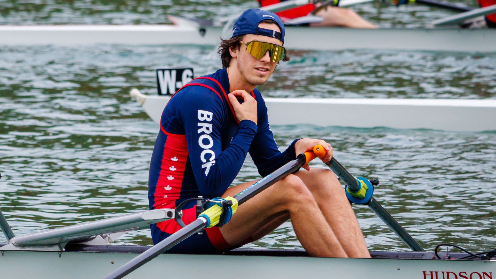 Riley Watson smiles at the 2025 OUA Rowing Championships