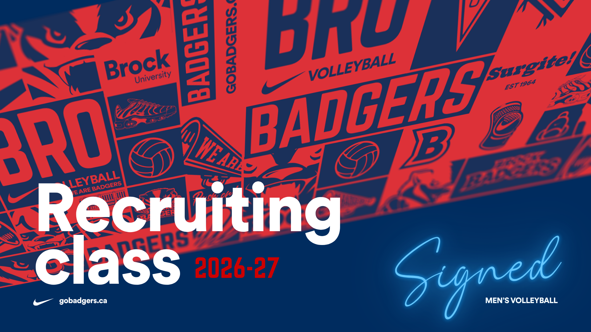 2026-27 men's volleyball recruit graphic