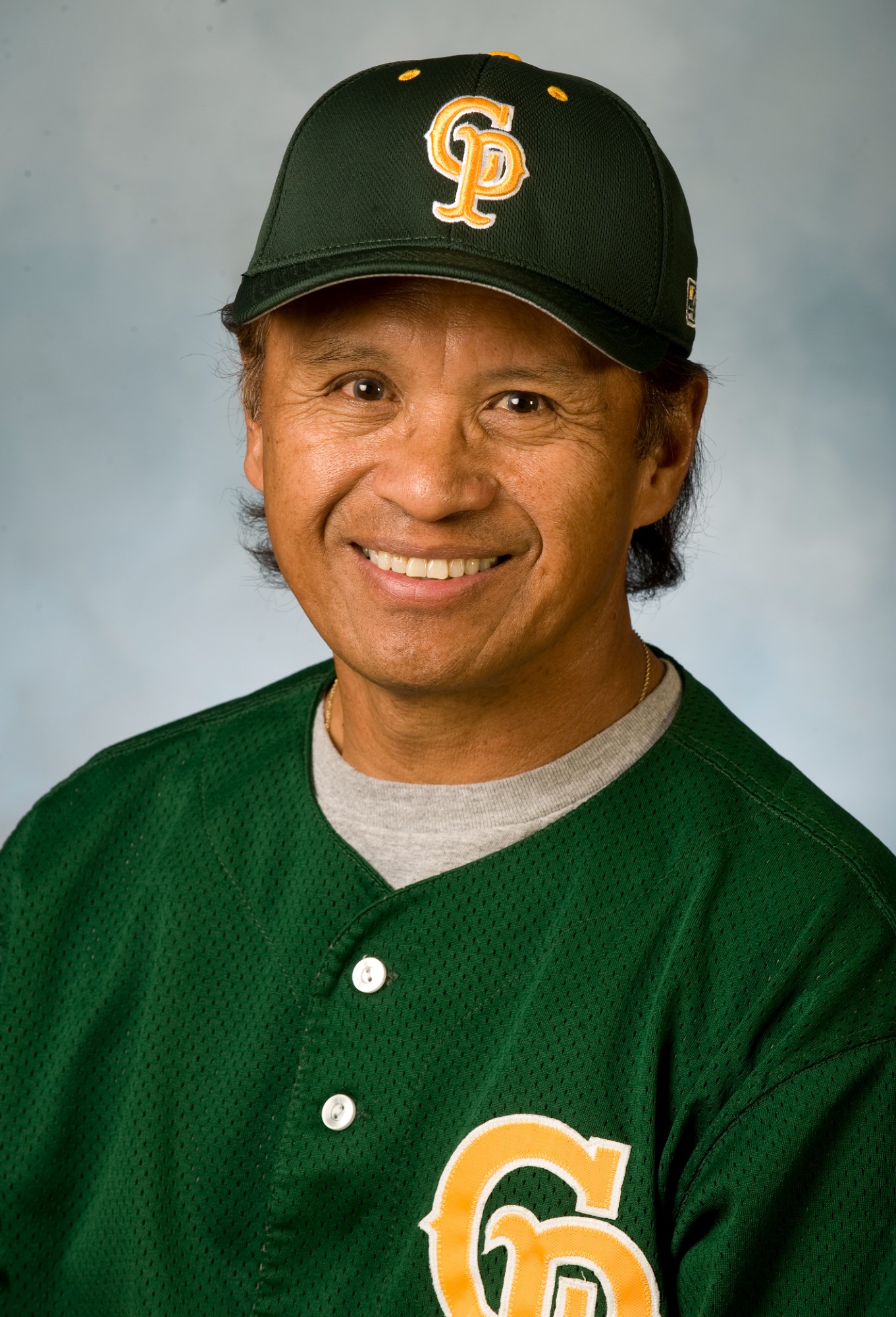 09Baseball Ramos-Jimmy Ramos, assistant coach of the 2009 Cal Poly Pomona baseball team. January 21, 2009