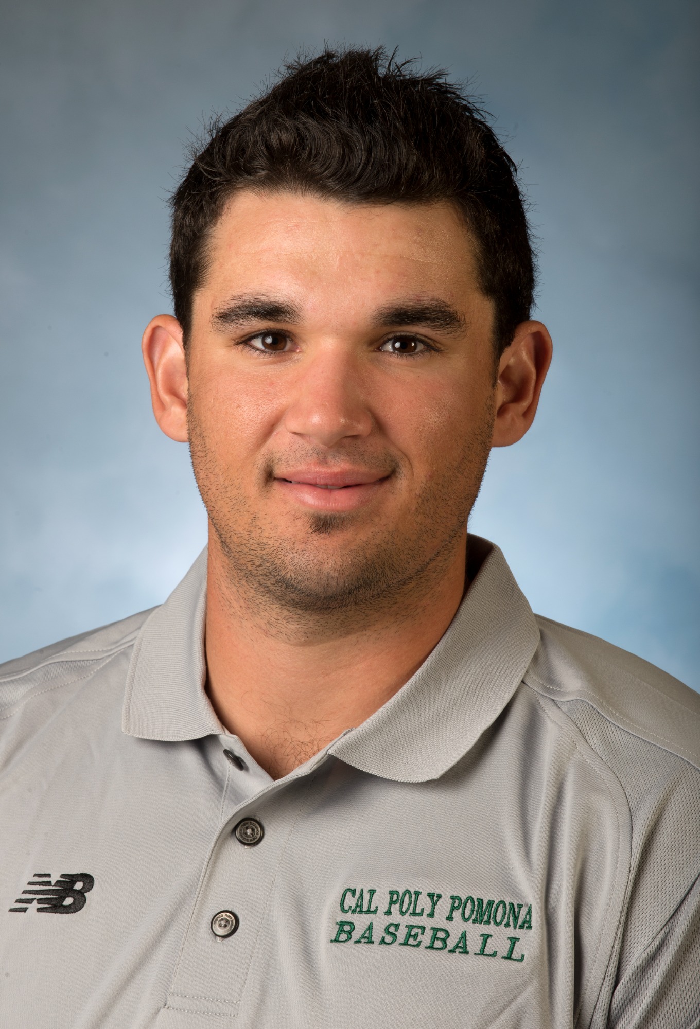14Baseball Torres-Assistant Coach Jenzen Torres of the 2014 Cal Poly Pomona baseball team. January 14, 2014.
