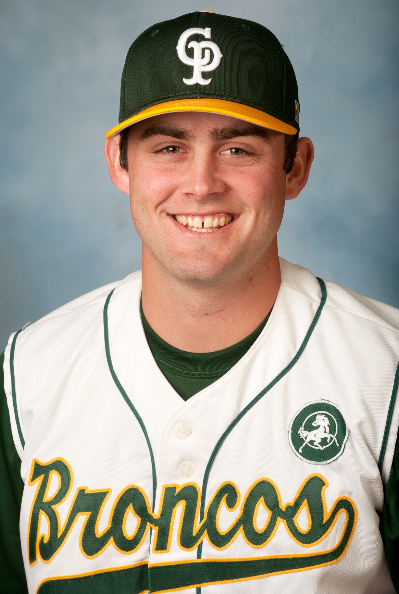 12Baseball Riedel-Erik Riedel of the 2012 Cal Poly Pomona baseball team. January 10, 2012.