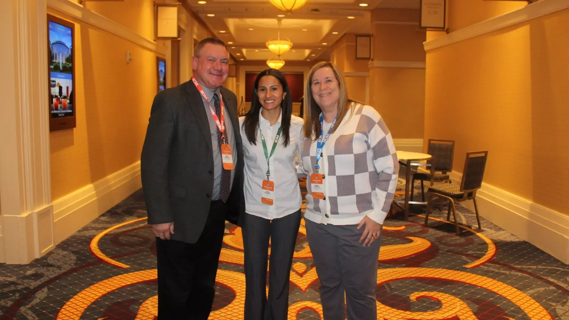 Vivian Martinez with Pam and Brian