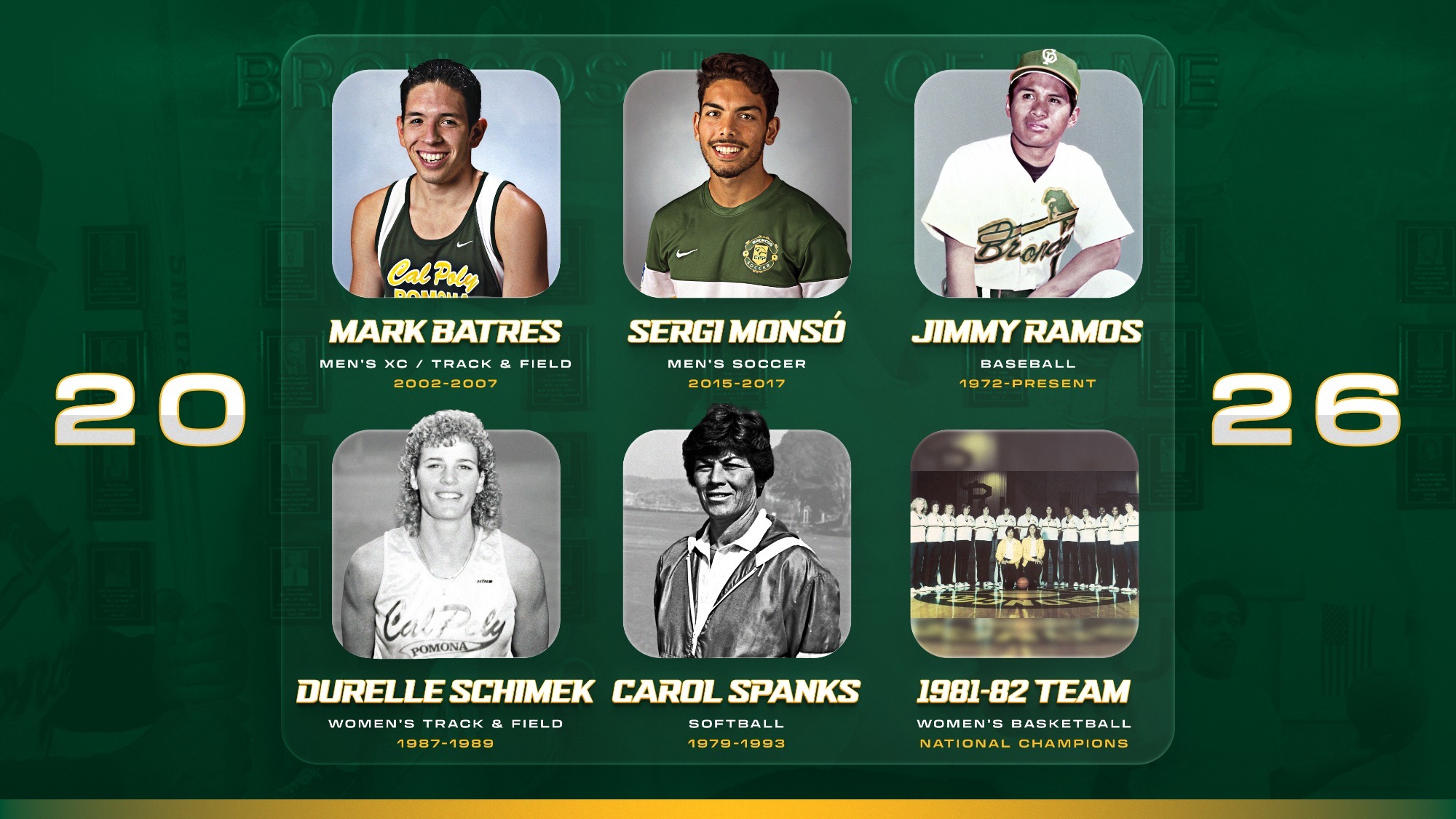 2026 Hall of Fame Class 6 Inductees