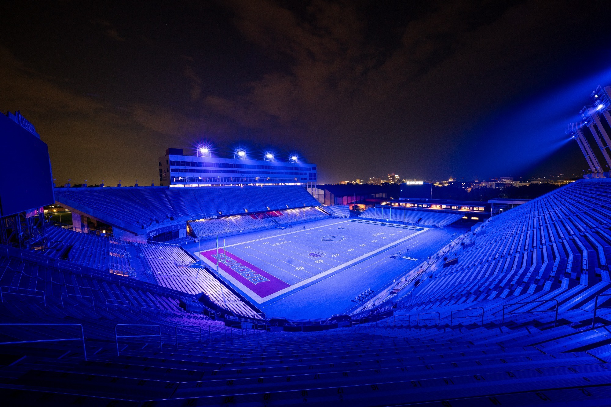 View from Stueckle Sky Center overlooking The Blue