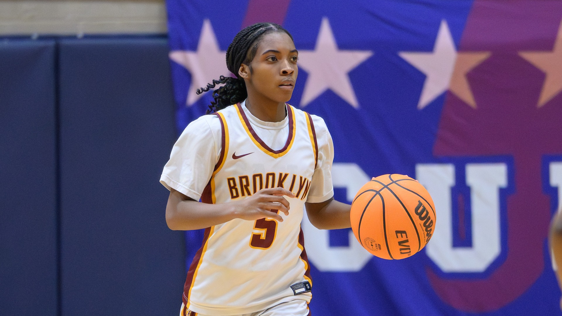 Bri bringing ball up cunyac champ 2026