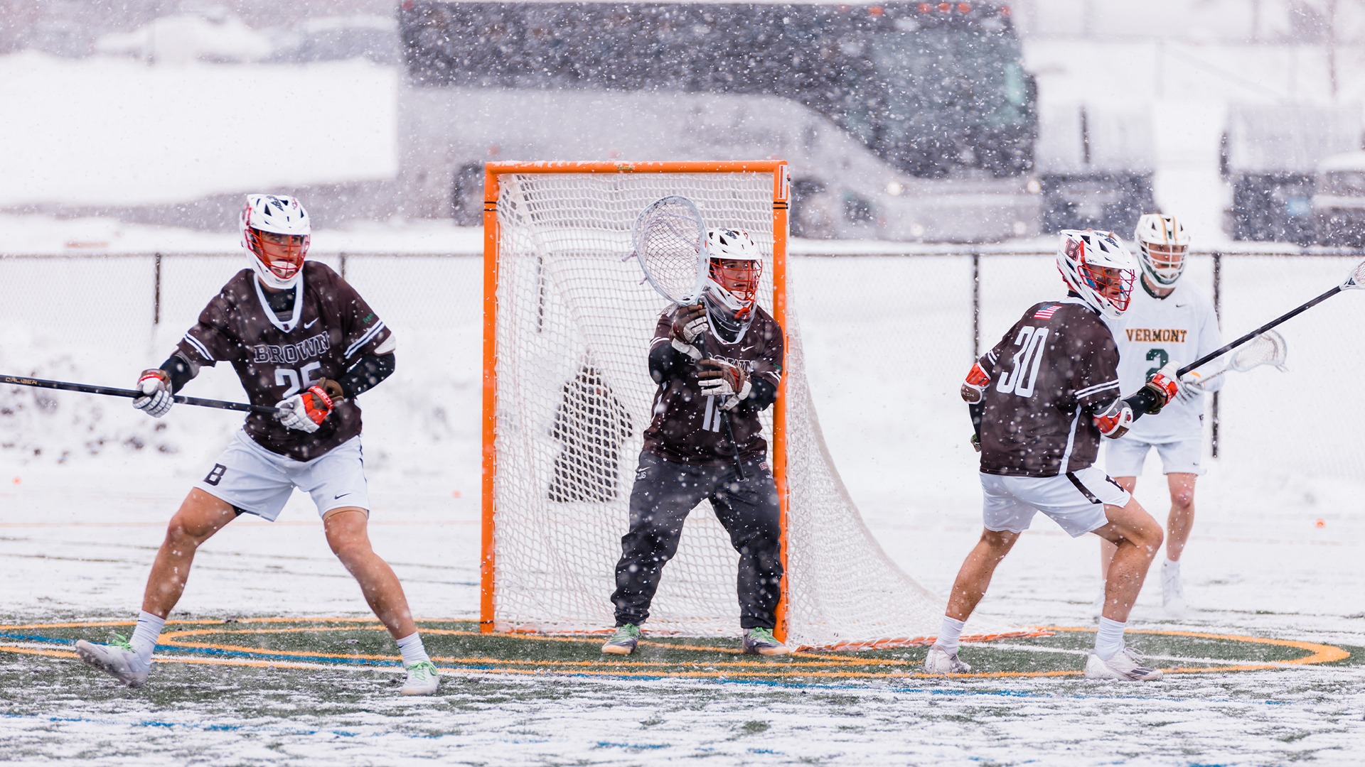 Men's Lacrosse Cruises Past Vermont Behind McLane's Career Day Brown