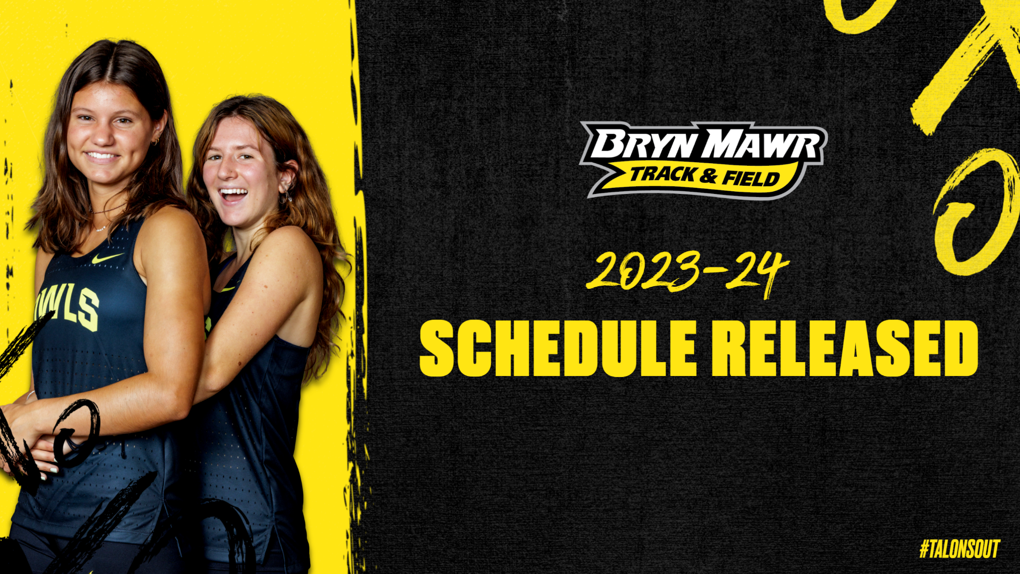 Indoor T&F 2023-24 schedule release 