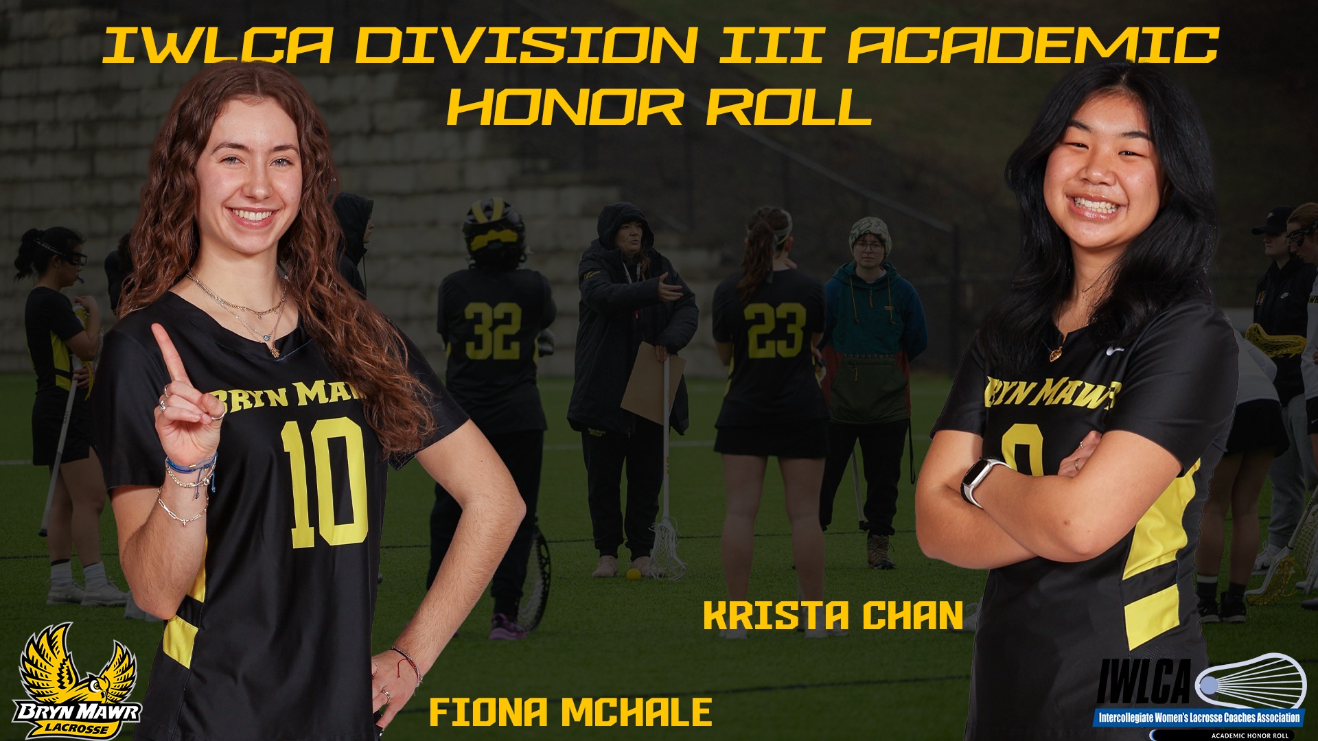 IWLCA Academic Honor Roll - Fiona and Krista 2025