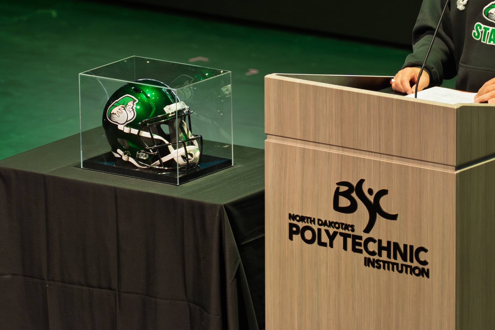 Football Announcement Press Conference Photos