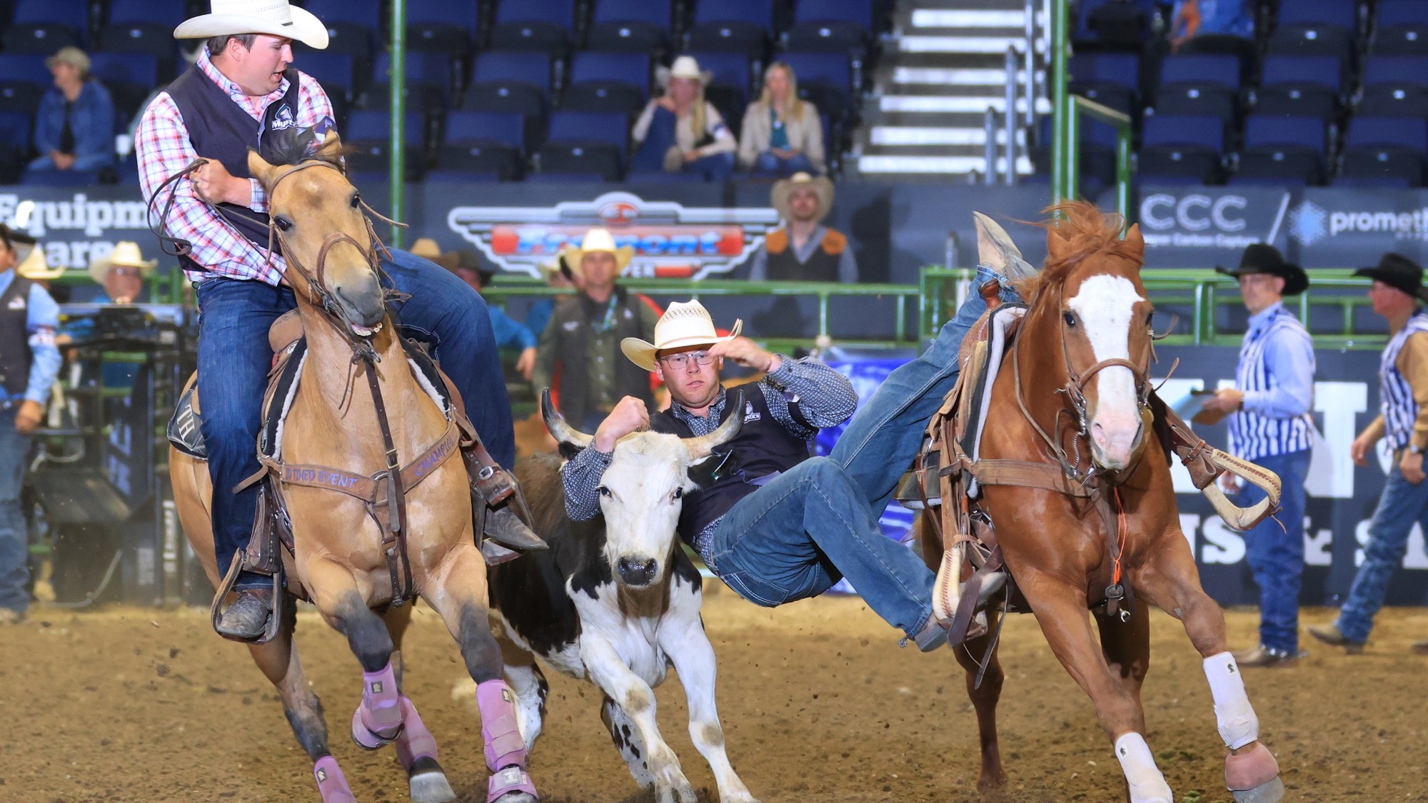 Parker Sandstrom Steer Wrestling CNFR 2026