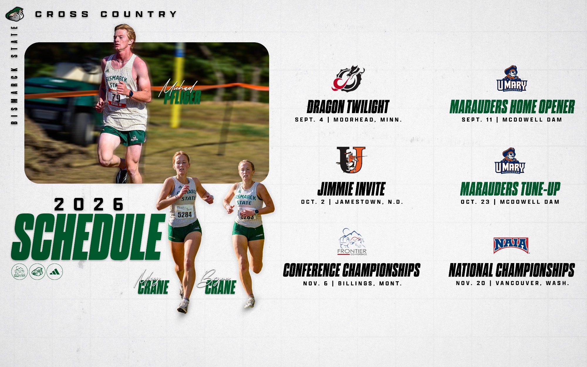 Cross Country 2026 Schedule