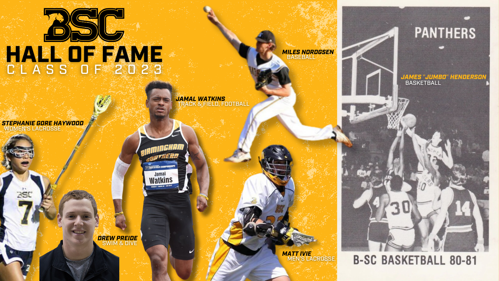 Hall of Fame Class of 2023 Graphic