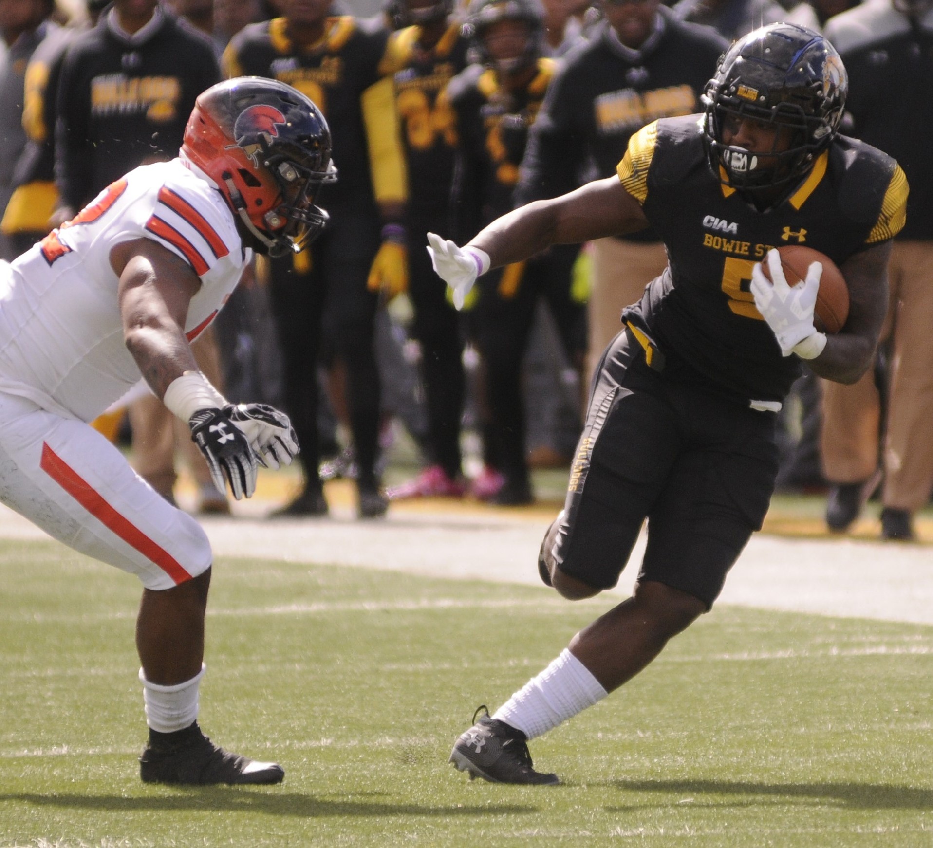 Brandon Abrams Football Bowie State University Athletics