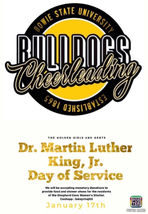 Cheerleaders MLK Day of Service