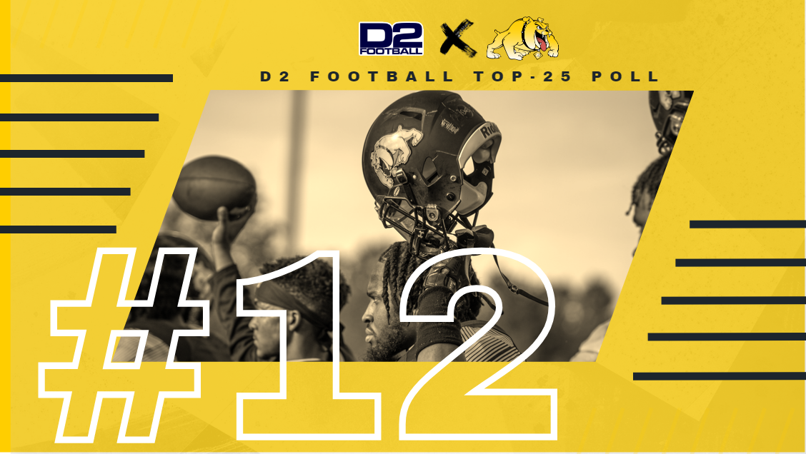 Bulldogs Football Up to No. 12 in D2 Football Top25 Poll Bowie State