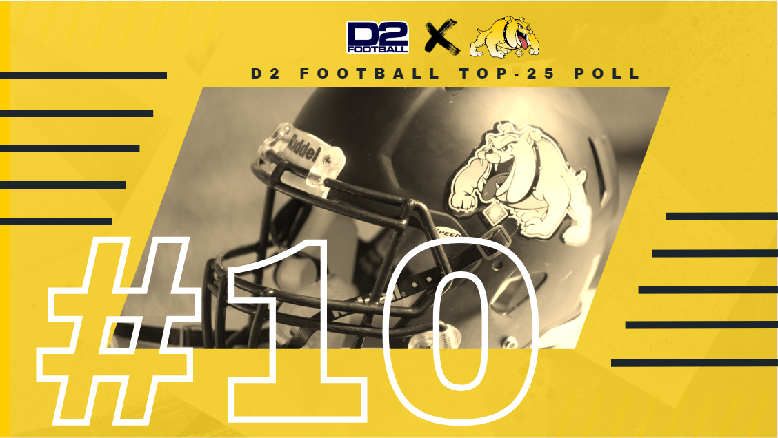 Bulldogs Football Enters Top10 in D2 Football Top25 Poll Bowie