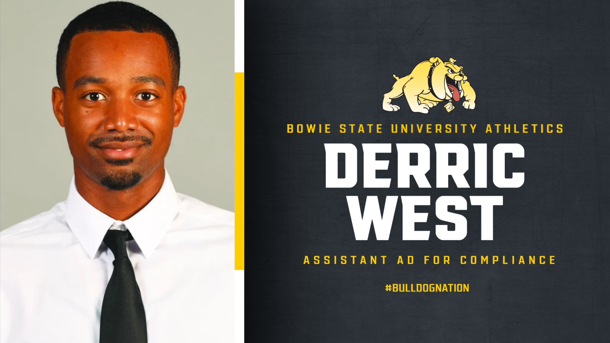 Derric West Named Assistant AD for Compliance at Bowie State University