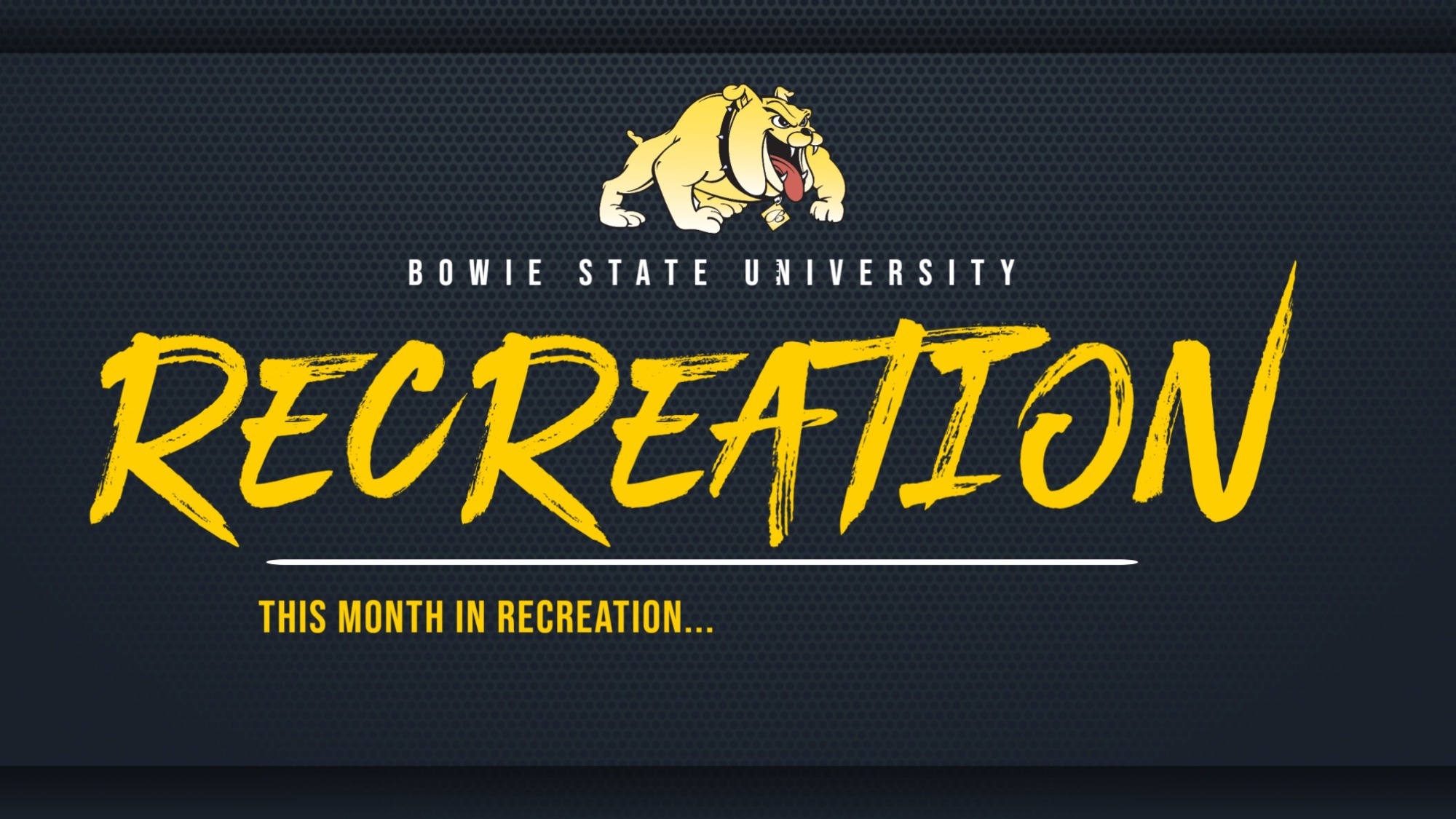 Recreation Schedule