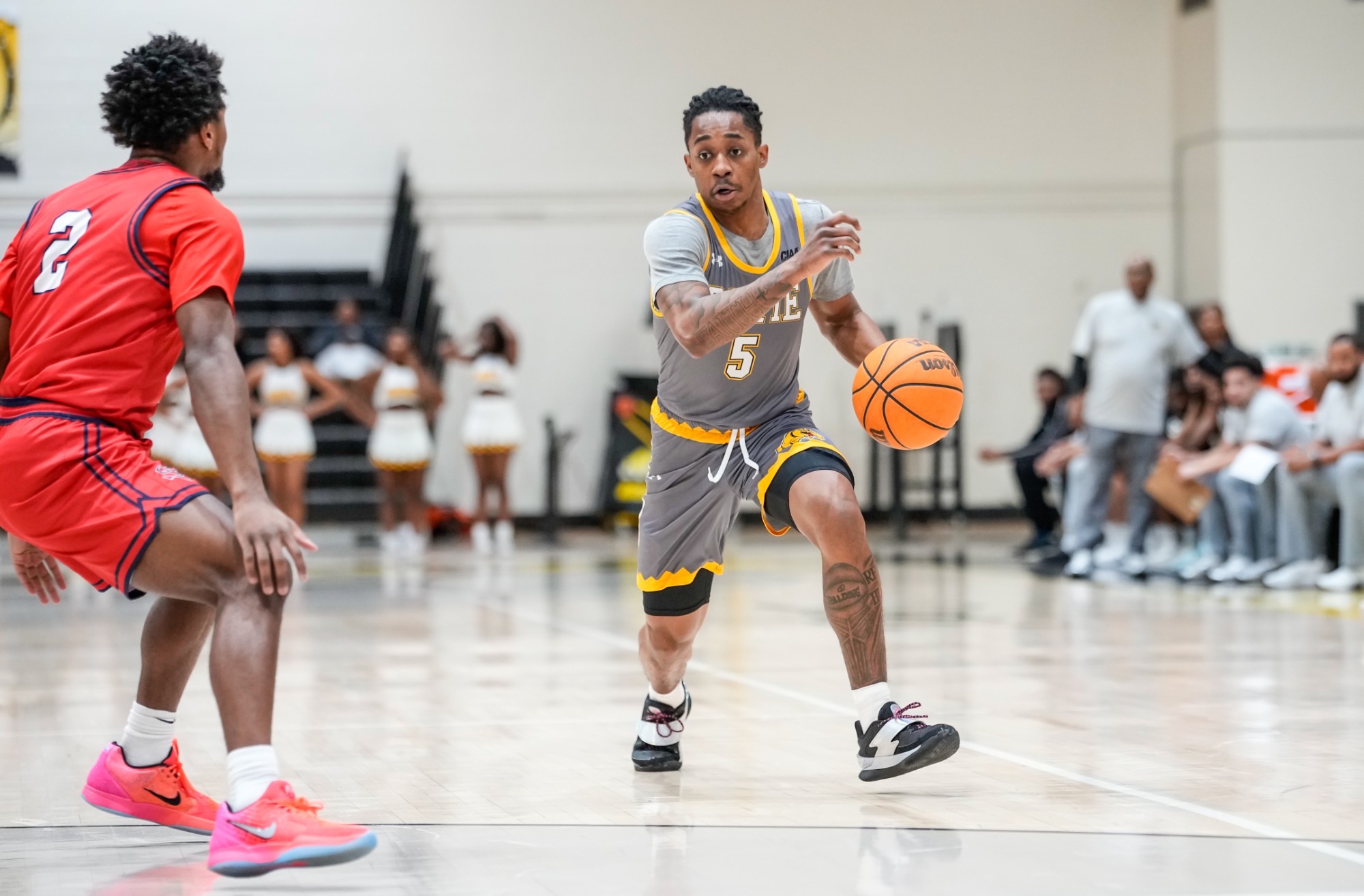 Bowie State vs Shippenburg - Men Basketball on 12/3/25 at Bowie State University by: Timothy Rice/TagTheShooter Photography