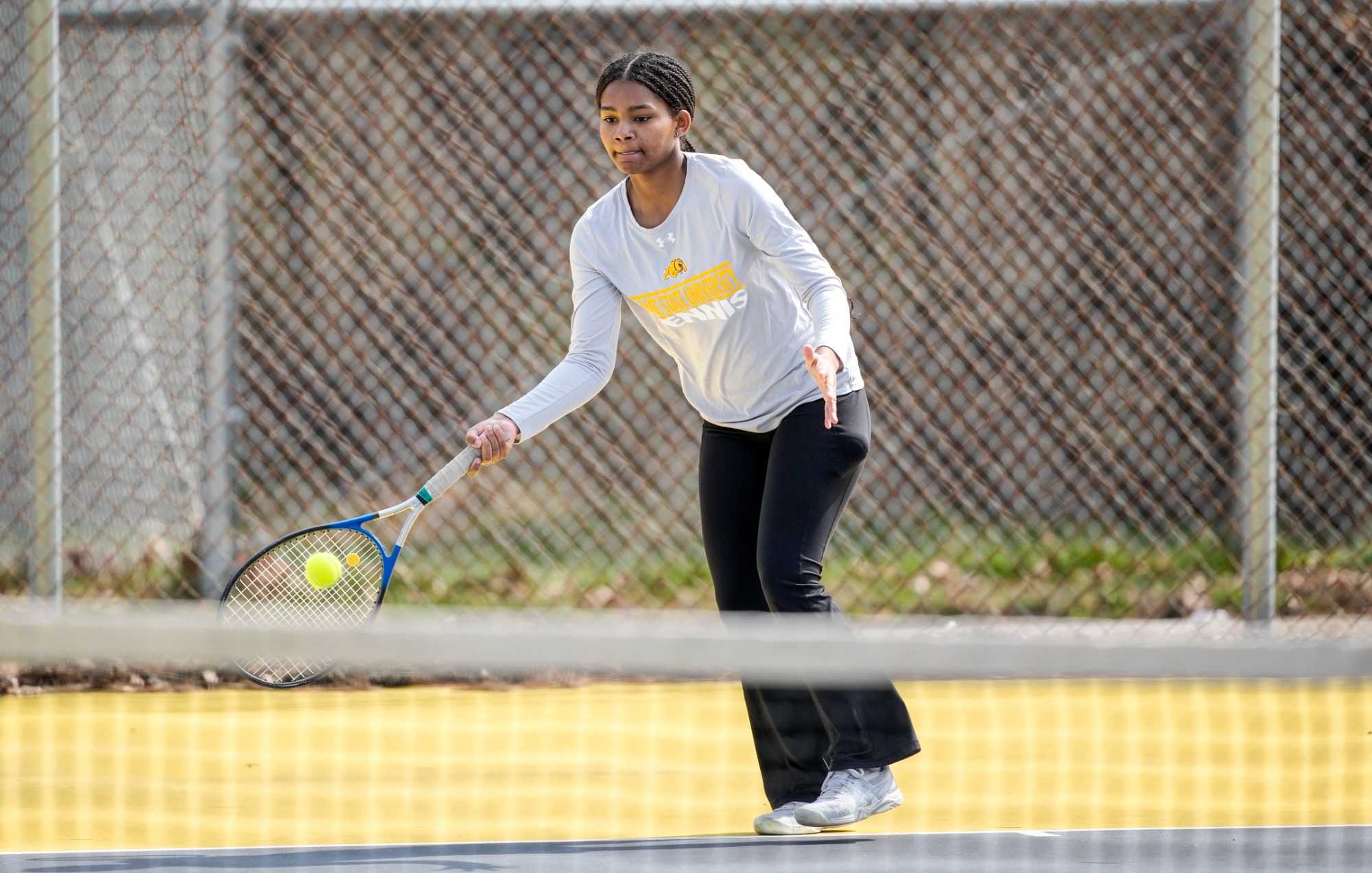 Bowie State vs Virginia State - Tennis on 3/14/26 at Bowie State University by: Timothy Rice/TagTheShooter Photography
